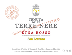 2018 Etna Rosso, San Lorenzo, Tenuta delle Terre Nere